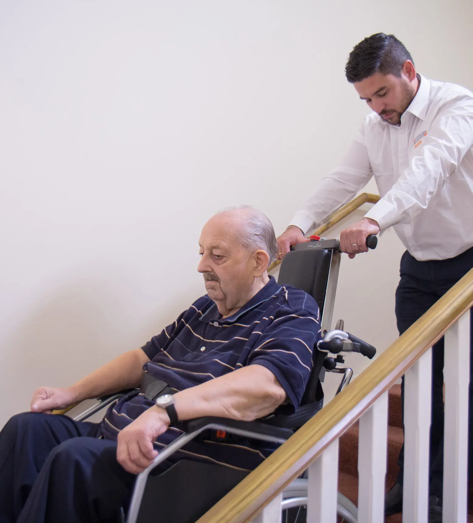 Jolly wheelchair stair climber