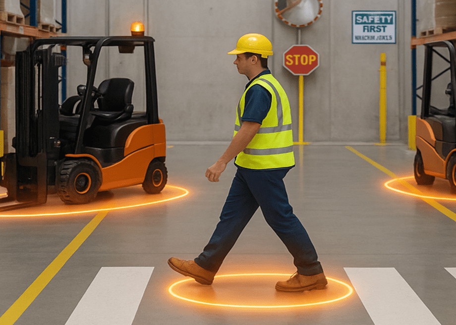 forklift collision avoidance in warehouse and logistics